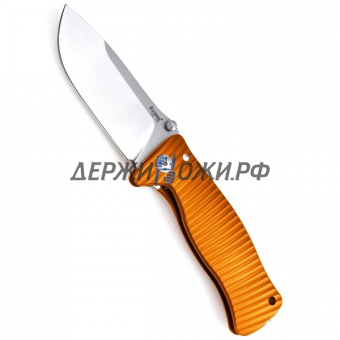 Нож SR-1 Aluminium Orange Frame Satin Blade Lion Steel складной L/SR1A OS